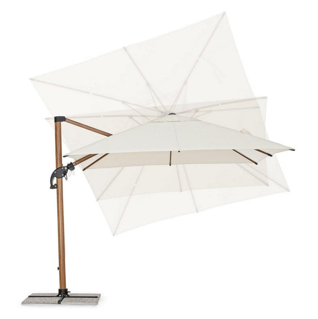 Bizzotto Ombrellone sospeso da giardino Orion C Beige