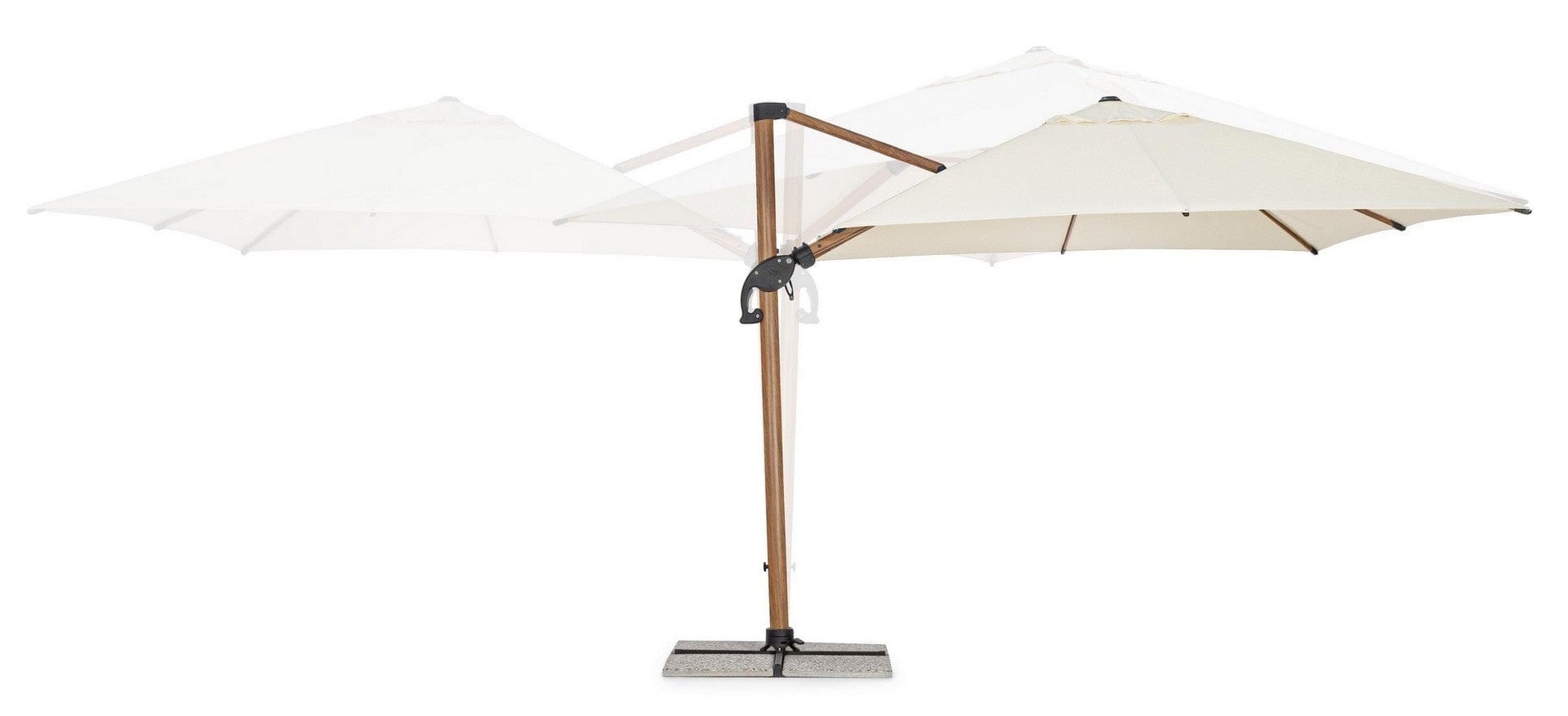 Bizzotto Ombrellone sospeso da giardino Orion C Beige