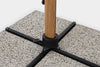 Bizzotto Ombrellone sospeso da giardino Orion C Beige