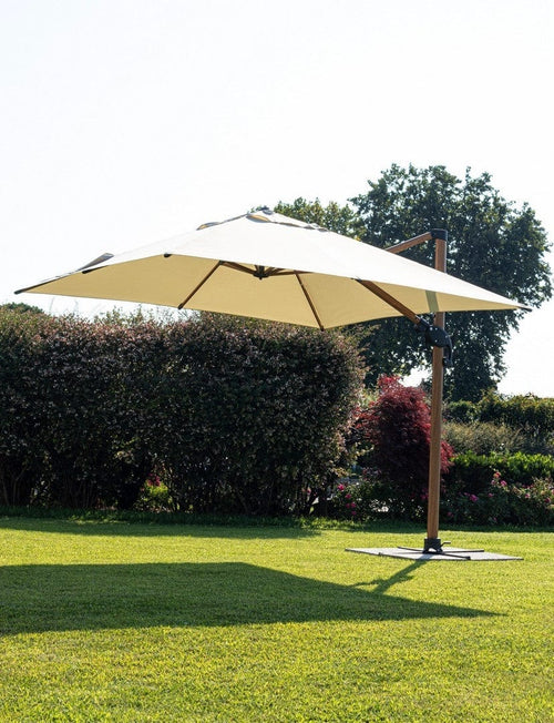 Bizzotto Ombrellone sospeso da giardino Orion D Beige