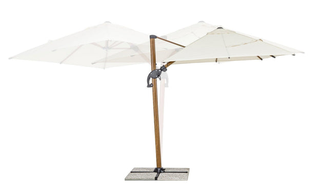 Bizzotto Ombrellone sospeso da giardino Orion D Beige