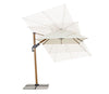 Bizzotto Ombrellone sospeso da giardino Orion D Beige