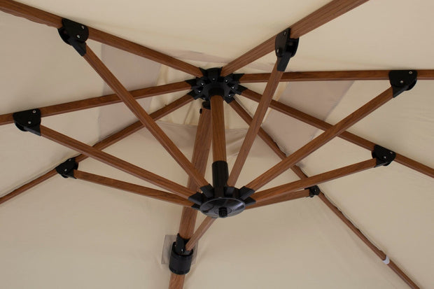 Bizzotto Ombrellone sospeso da giardino Orion D Beige