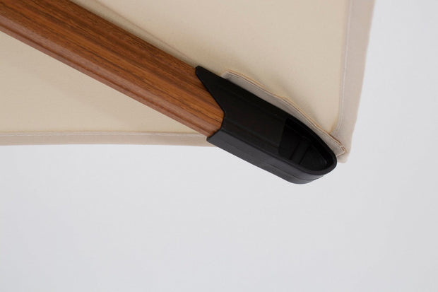 Bizzotto Ombrellone sospeso da giardino Orion D Beige