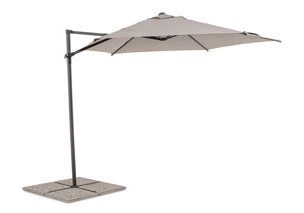 Bizzotto Ombrellone sospeso da giardino Rica Grigio