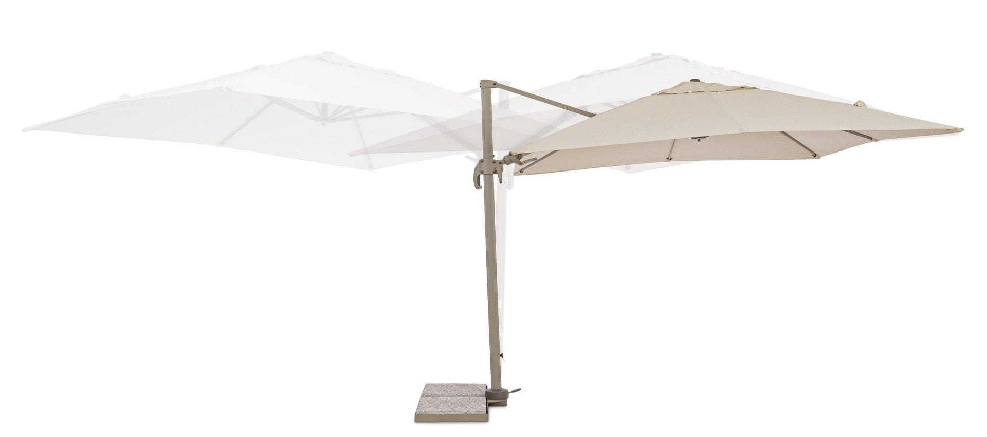 Bizzotto Ombrellone sospeso da giardino Saragozza A Beige