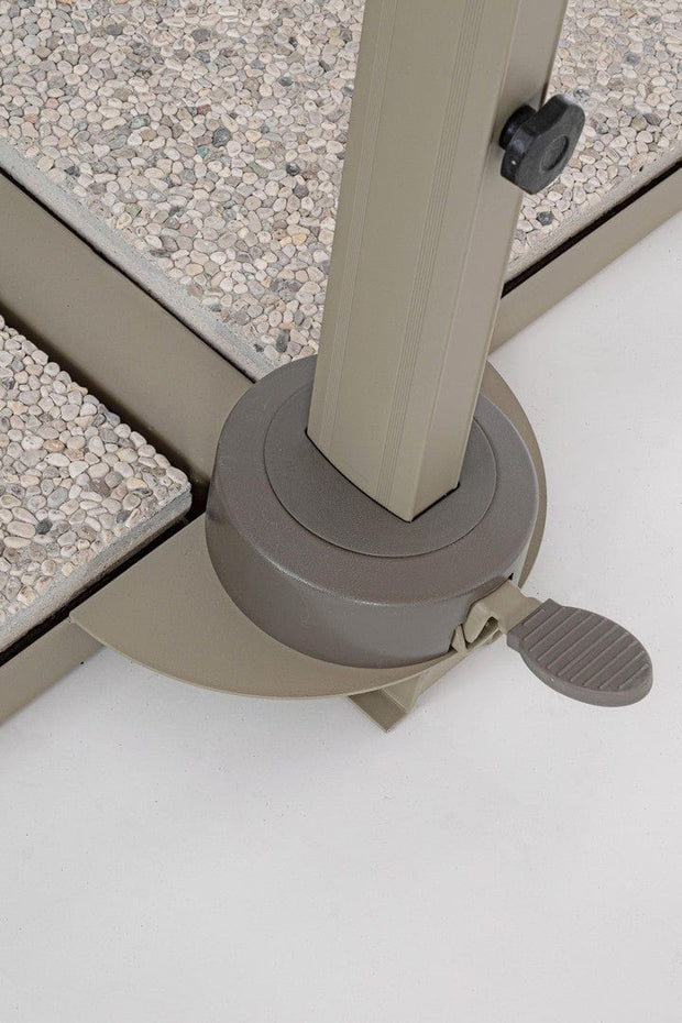 Bizzotto Ombrellone sospeso da giardino Saragozza A Beige