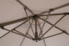Bizzotto Ombrellone sospeso da giardino Saragozza B Beige