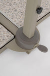 Bizzotto Ombrellone sospeso da giardino Saragozza B Beige