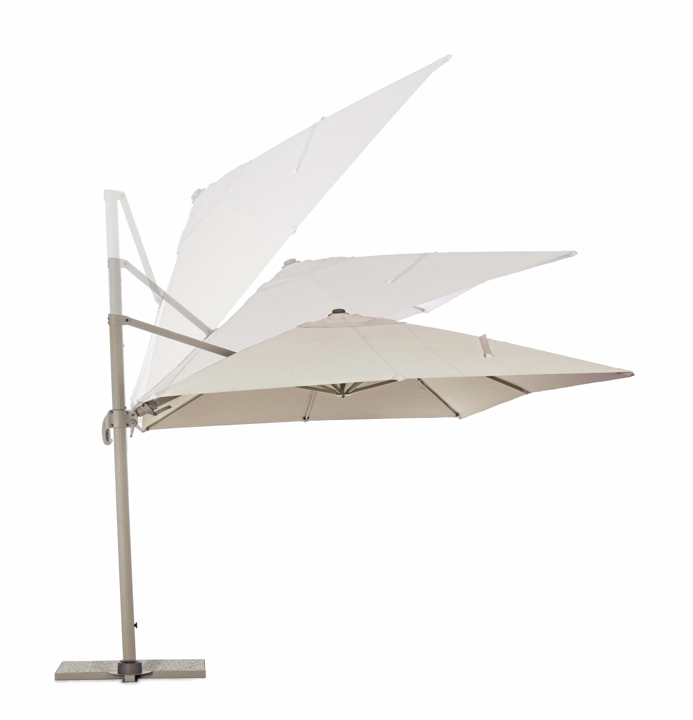 Bizzotto Ombrellone sospeso da giardino Saragozza C Beige