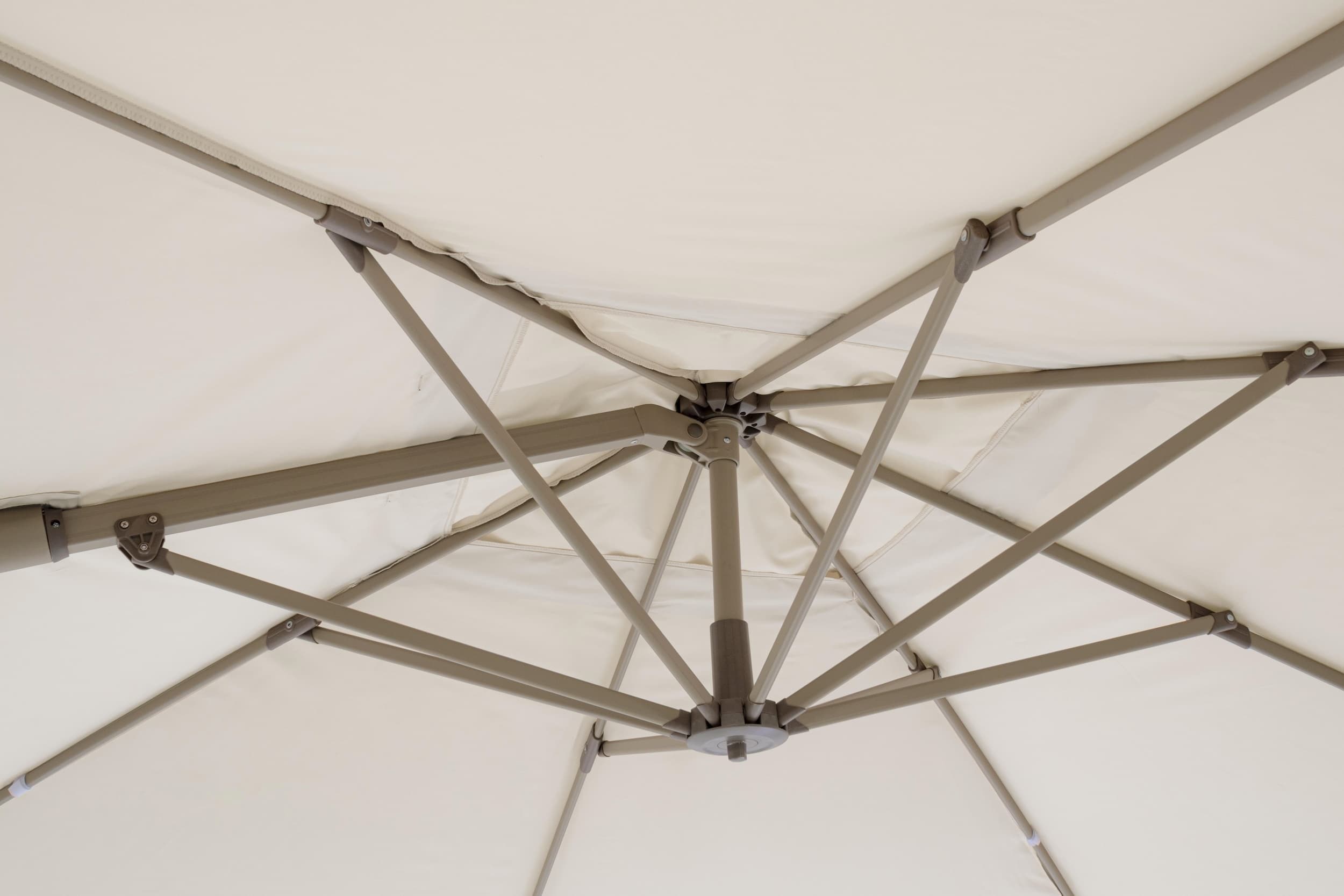Bizzotto Ombrellone sospeso da giardino Saragozza C Beige