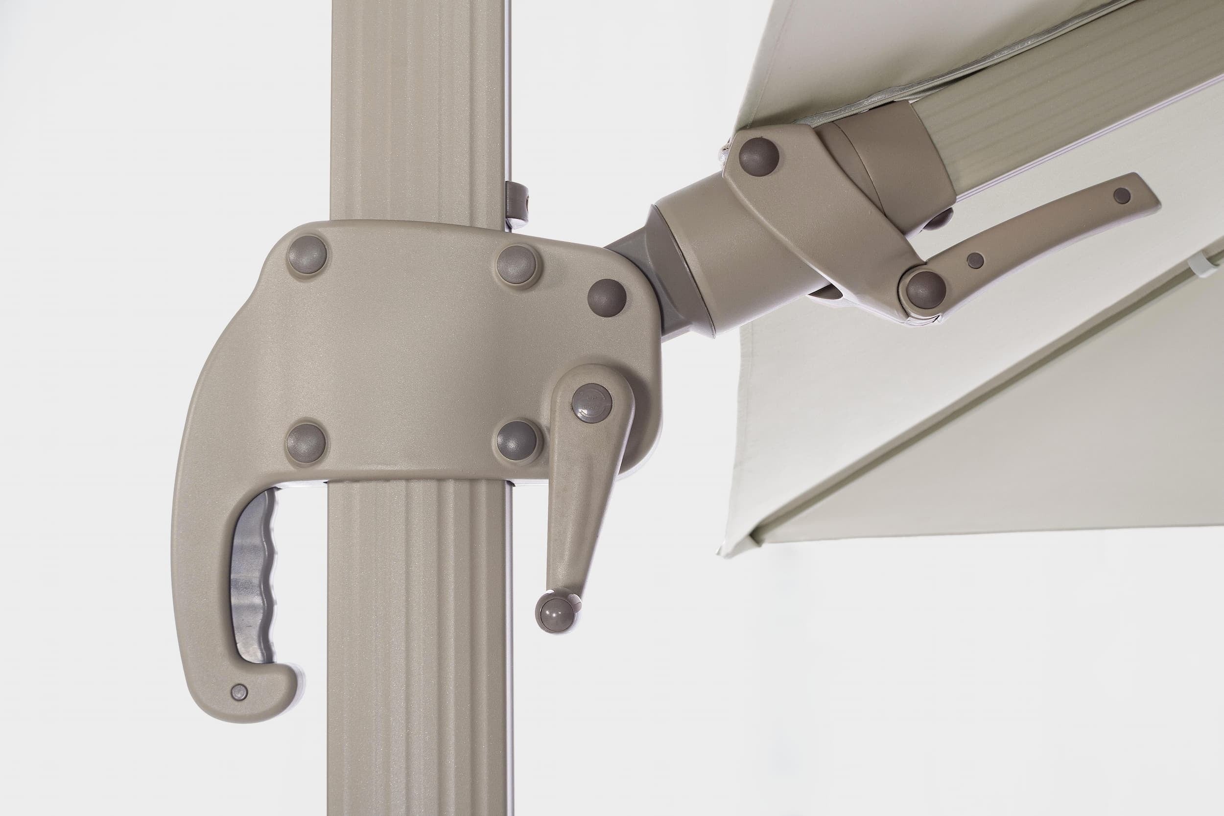 Bizzotto Ombrellone sospeso da giardino Saragozza C Beige