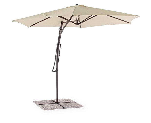 Bizzotto Ombrellone sospeso da giardino Sorrento Beige