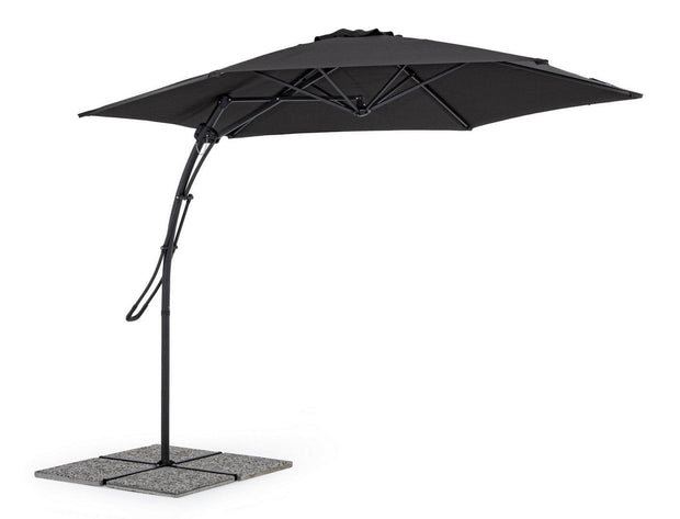 Bizzotto Ombrellone sospeso da giardino Sorrento Grigio