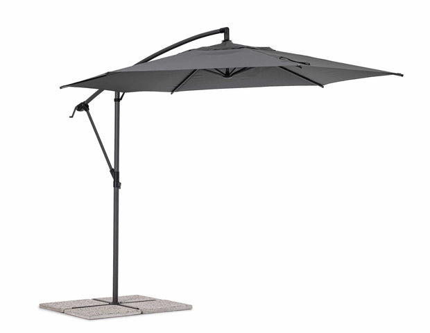 Bizzotto Ombrellone sospeso da giardino Tropea Antracite