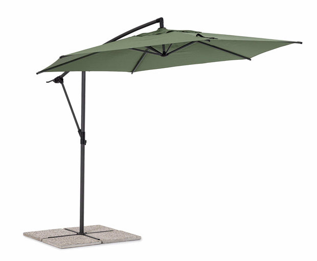 Bizzotto Ombrellone sospeso da giardino Tropea Antracite