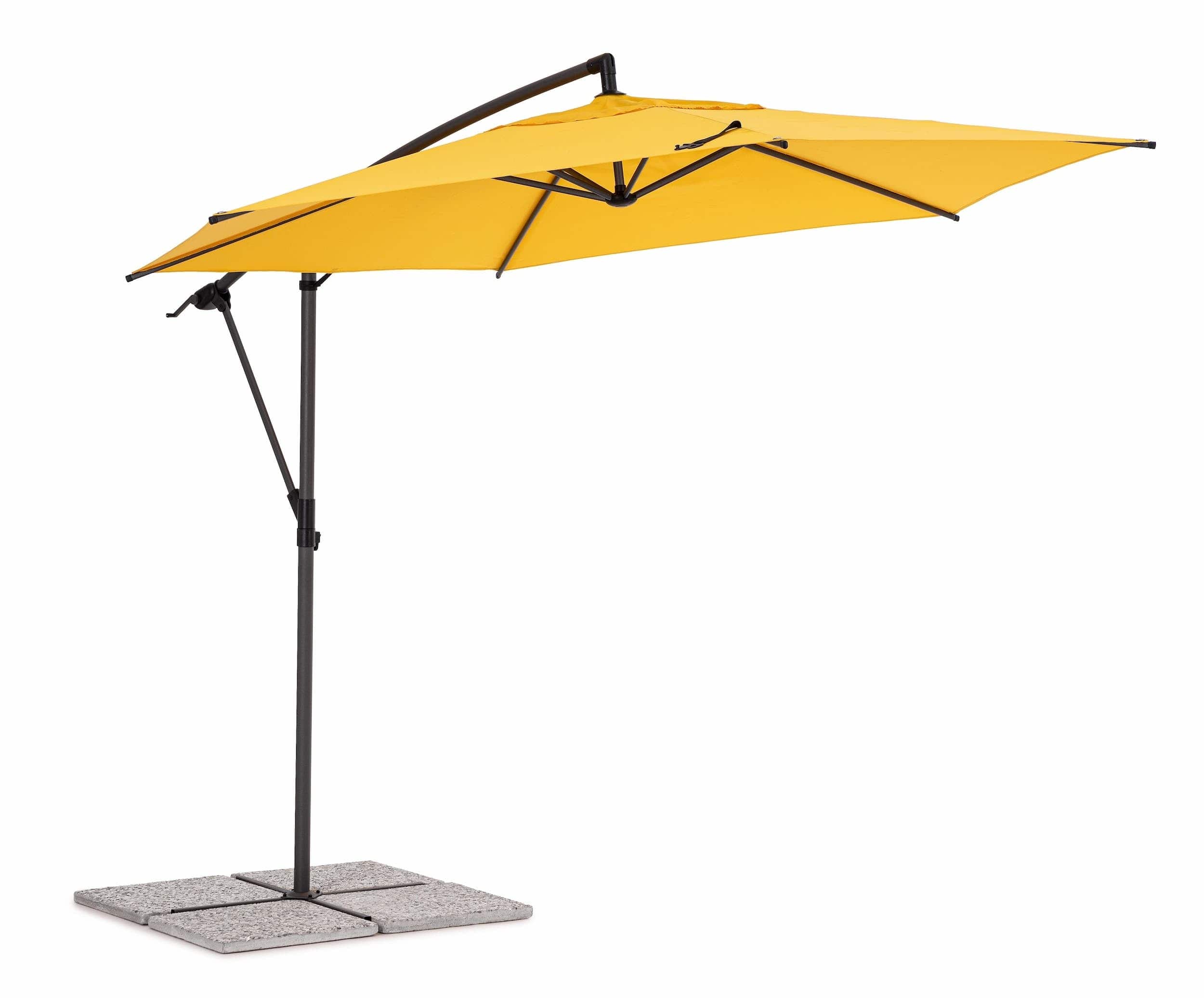 Bizzotto Ombrellone sospeso da giardino Tropea Antracite