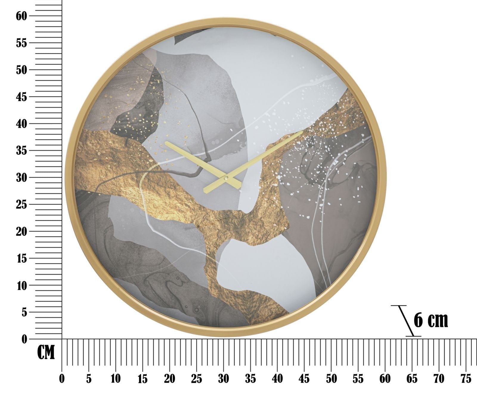 Orologio Da Muro Art Grey cm Ø 60x6 (5)