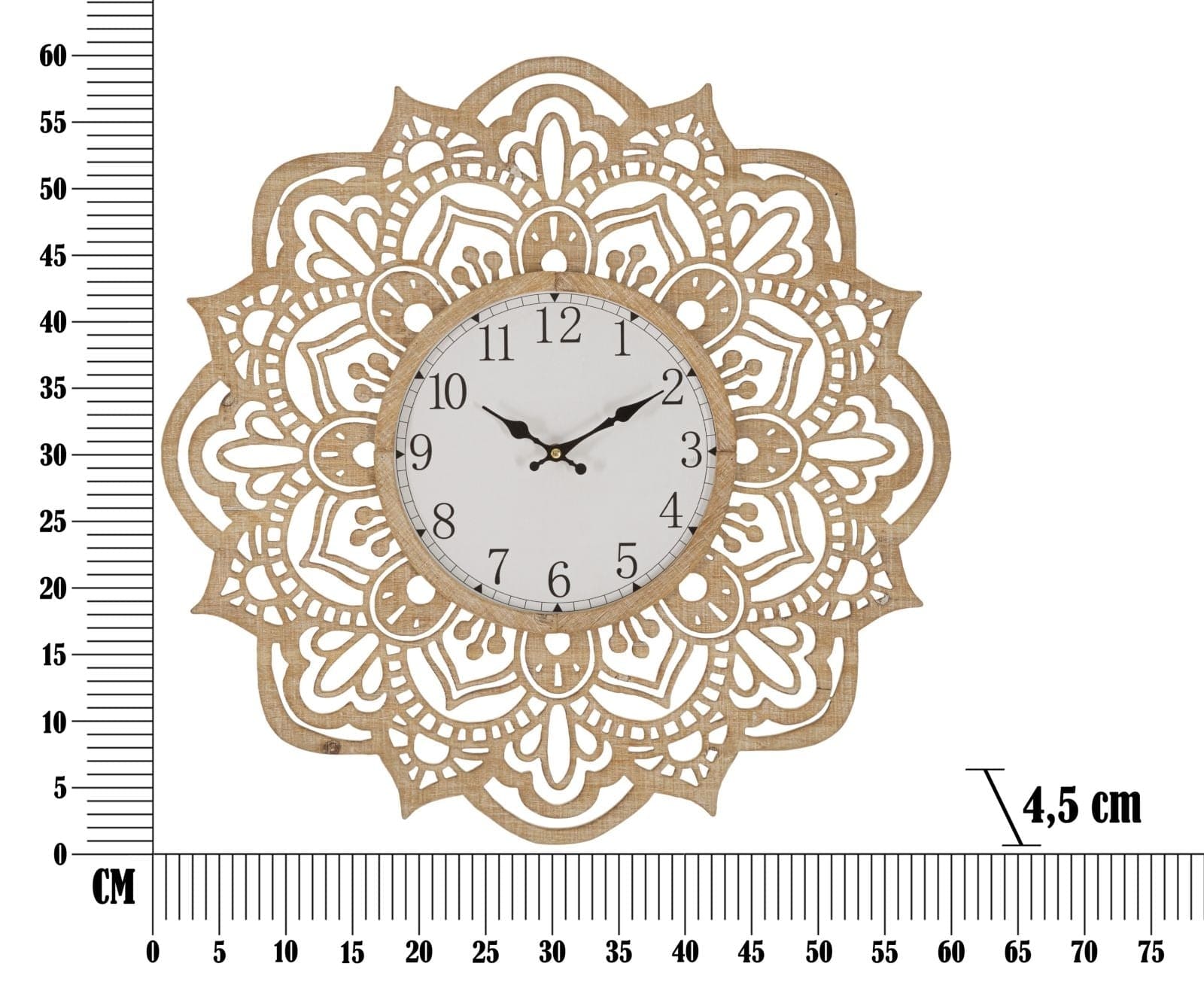 Orologio Da Muro Carving cm Ø 60x4,5 (5)