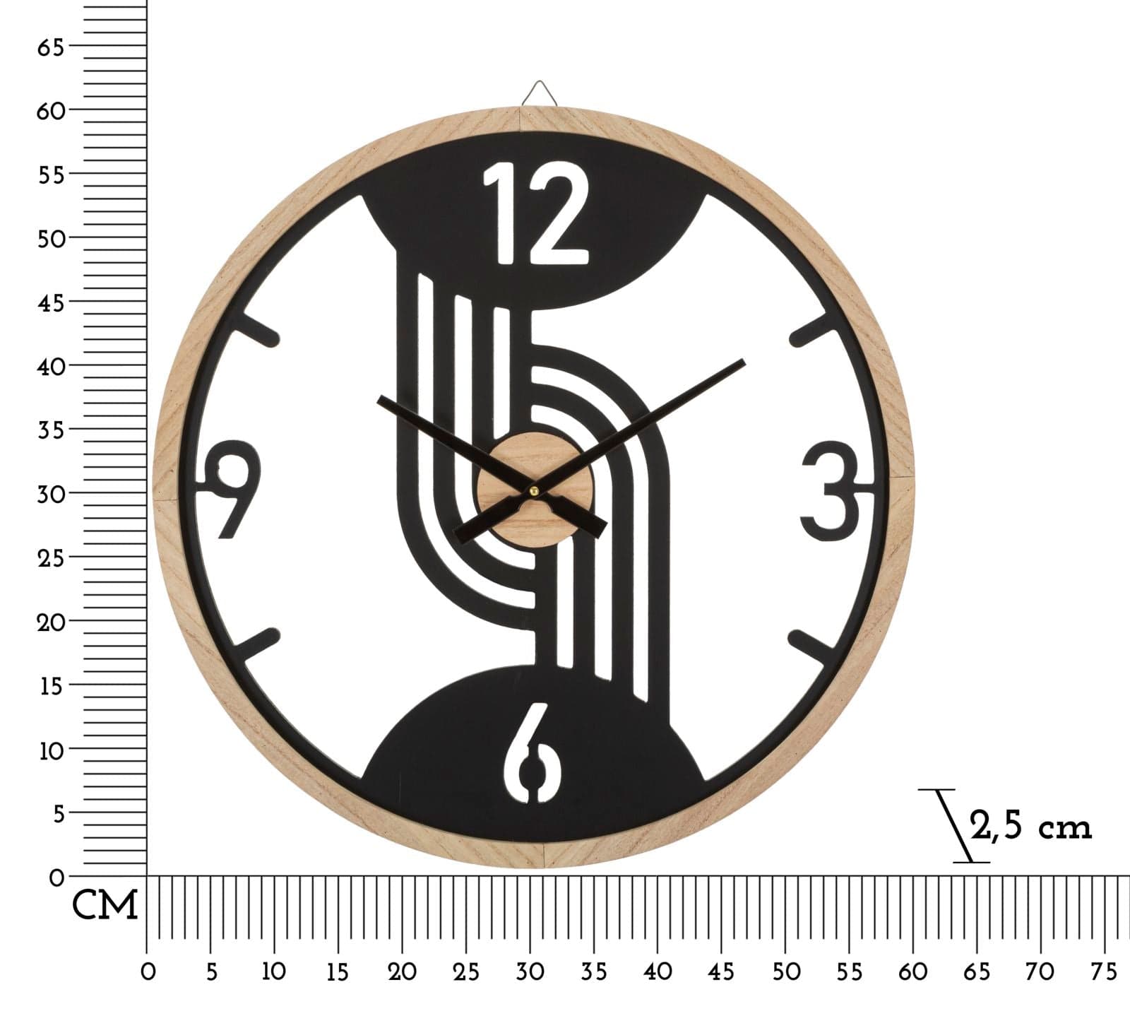 Orologio Da Muro Clips cm Ø 60x2,5 (5)
