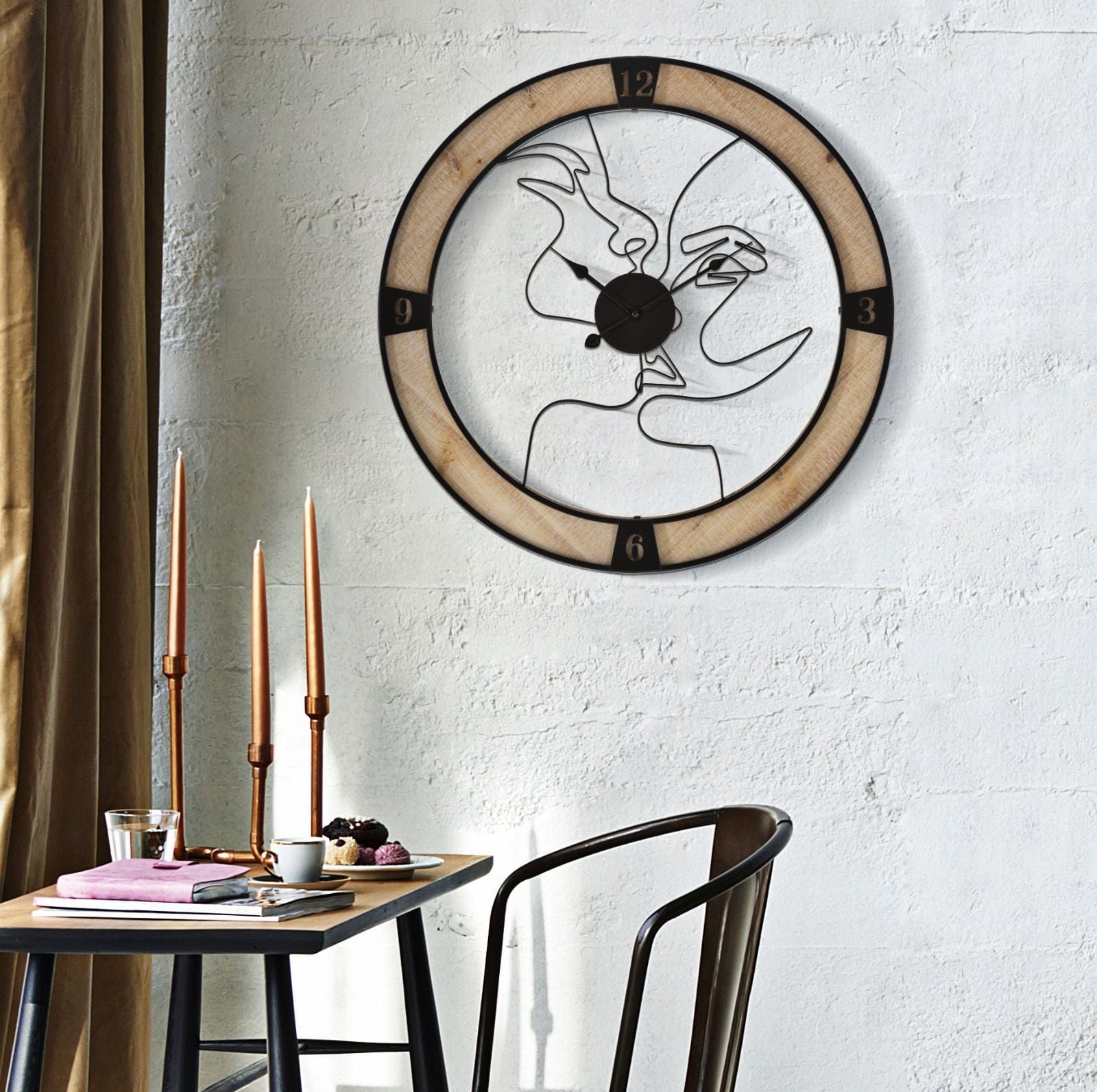 Orologio Da Muro Couple cm Ø 60x3 (1)