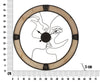 Orologio Da Muro Couple cm Ø 60x3 (5)