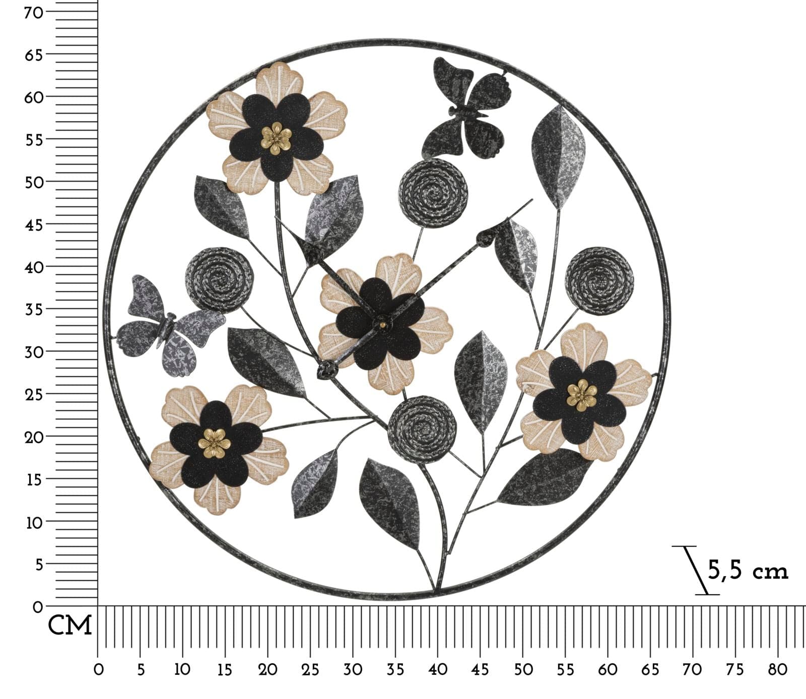 Orologio Da Muro Divaker cm Ø 67x5,5 (5)