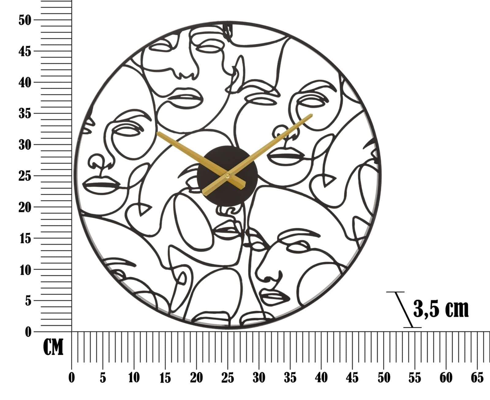 Orologio Da Muro Faces cm Ø 50x3,5 (5)