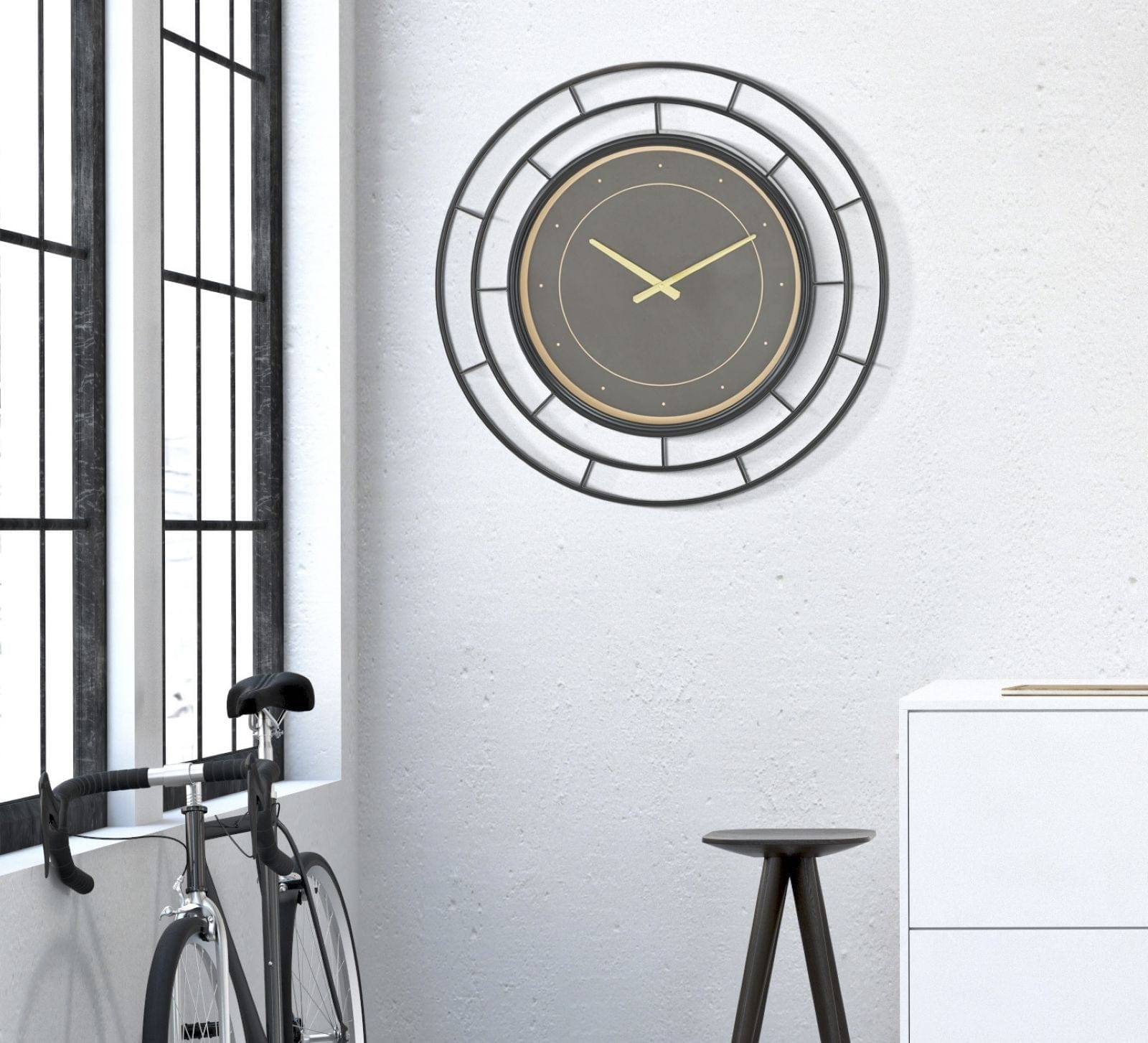 Orologio Da Muro Fashion Dark cm Ø 70x5,5