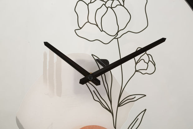 Orologio Da Muro Flower -A- cm Ø 40x3,5 (4)