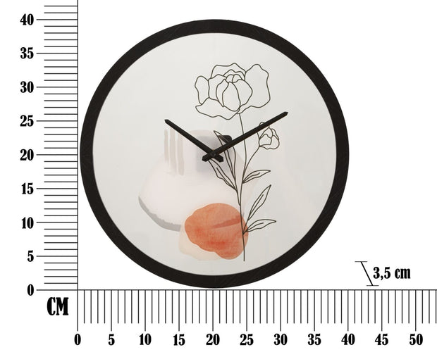Orologio Da Muro Flower -A- cm Ø 40x3,5 (5)