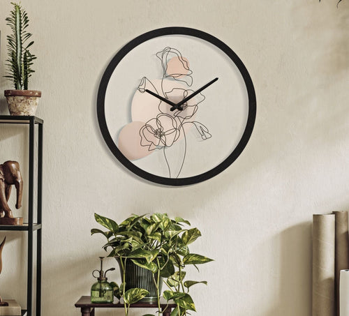 Orologio Da Muro Flower -B- cm Ø 40x3,5 (1)