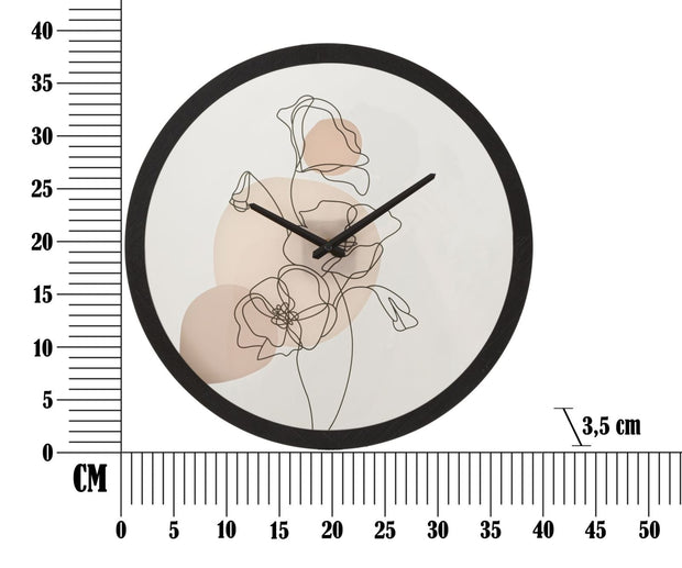 Orologio Da Muro Flower -B- cm Ø 40x3,5 (5)