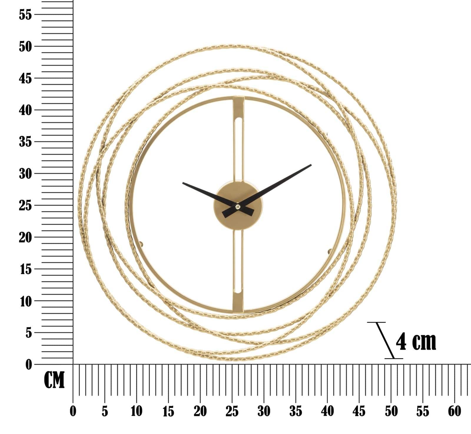 Orologio Da Muro Gold Strips cm Ø 50x4 (5)