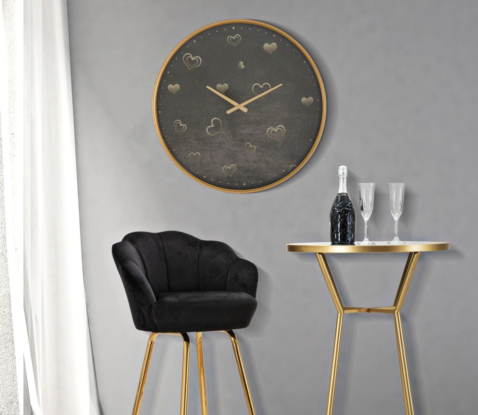 Orologio Da Muro Hearts cm Ø 60x6 (4)