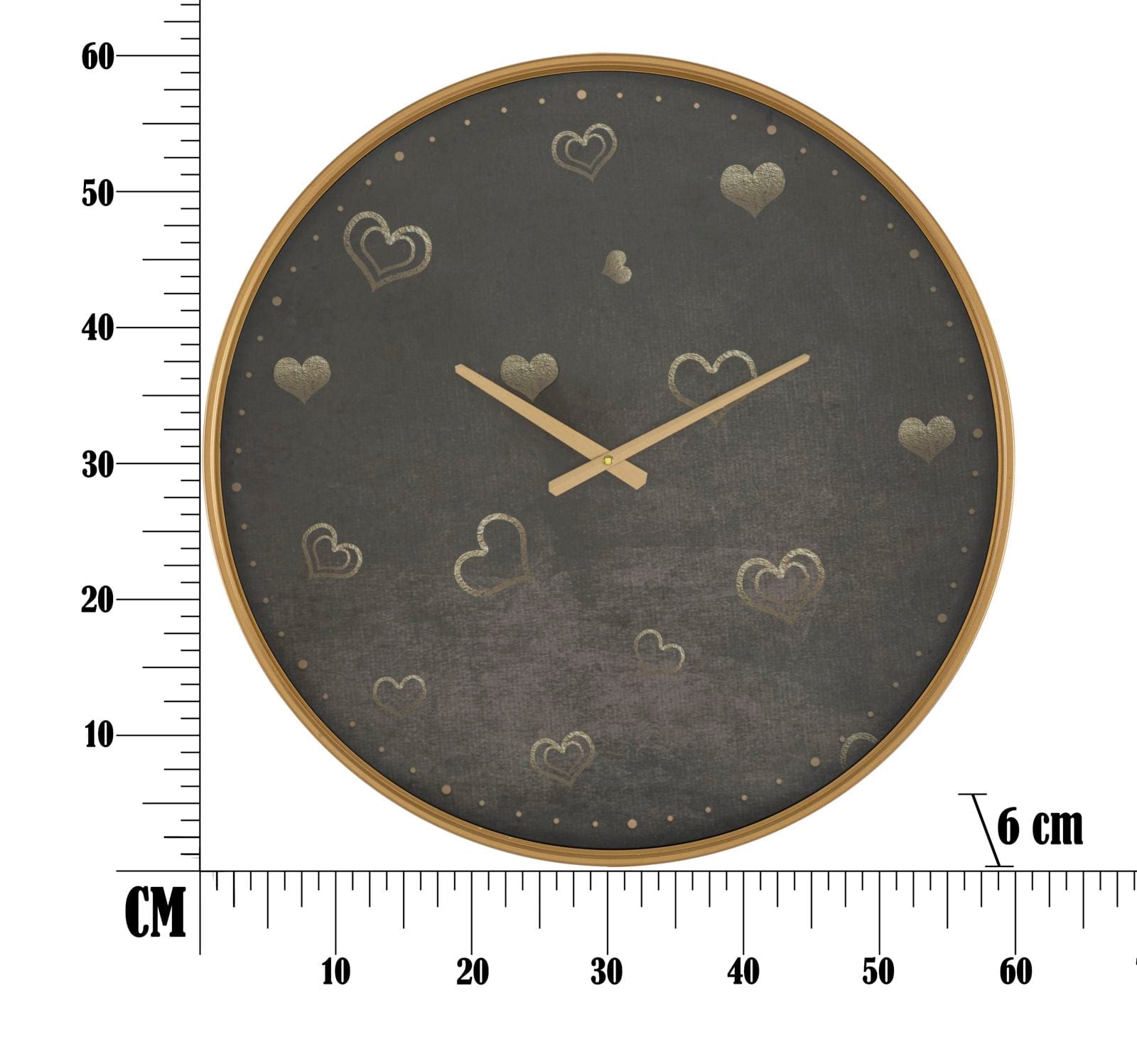 Orologio Da Muro Hearts cm Ø 60x6 (5)