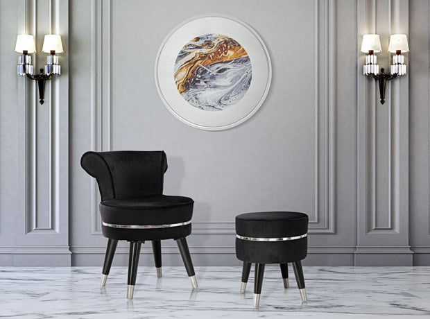 Orologio Da Muro Mirror Grey cm Ø 60x5 (1)