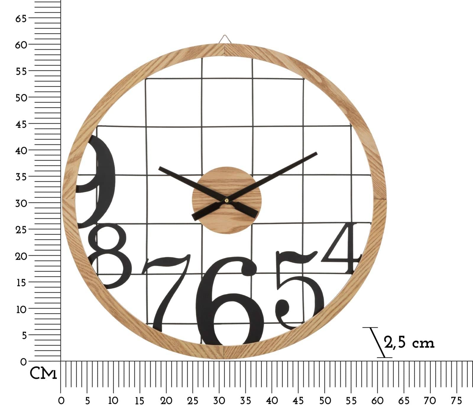 Orologio Da Muro Numbers cm Ø 60x2,5 (5)
