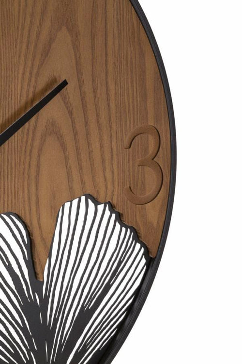 Orologio Da Muro Super Wood/Leaf cm Ø 60x2 (1)