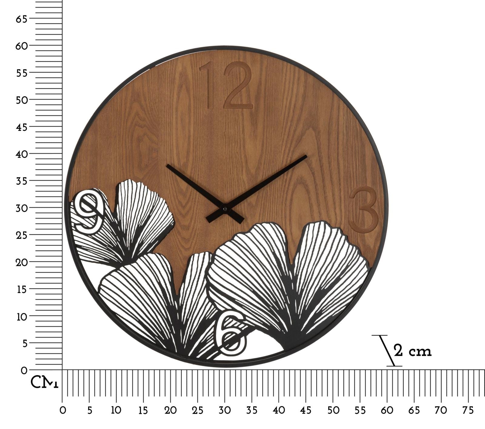 Orologio Da Muro Super Wood/Leaf cm Ø 60x2 (5)