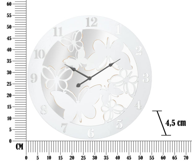 Orologio Da Muro White Butterfly cm Ø 55x4,5 (3)
