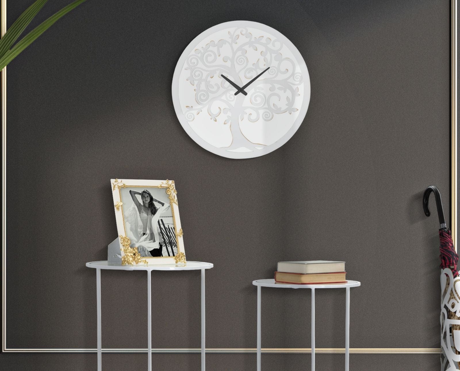 Orologio Da Muro White Tree cm Ø 55x4,5 (1)