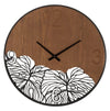 Orologio Da Muro Wood/Leaf cm Ø 60x2