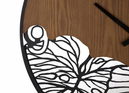 Orologio Da Muro Wood/Leaf cm Ø 60x2 (1)