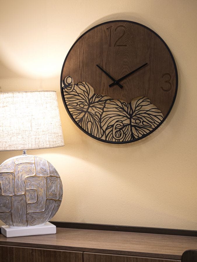 Orologio Da Muro Wood/Leaf cm Ø 60x2 (4)