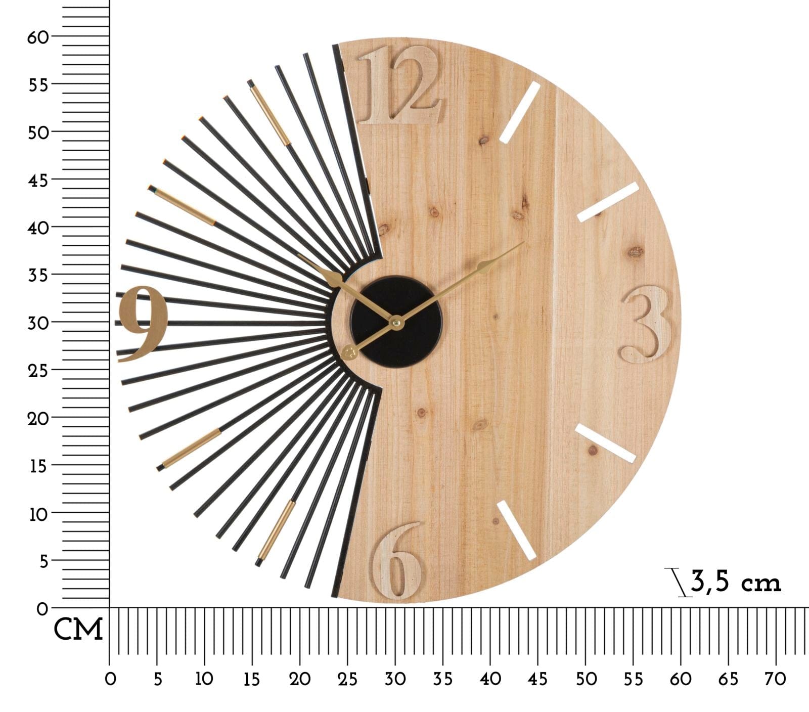 Orologio Da Muro Wordy cm Ø 60x3,5 (5)