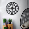 Orologio da parete Aila Circle Nero (4)
