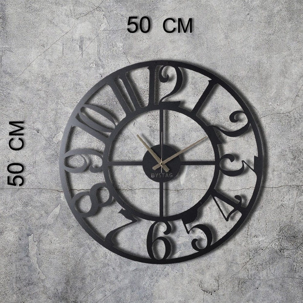 Orologio da parete Aila Circle Nero (6)