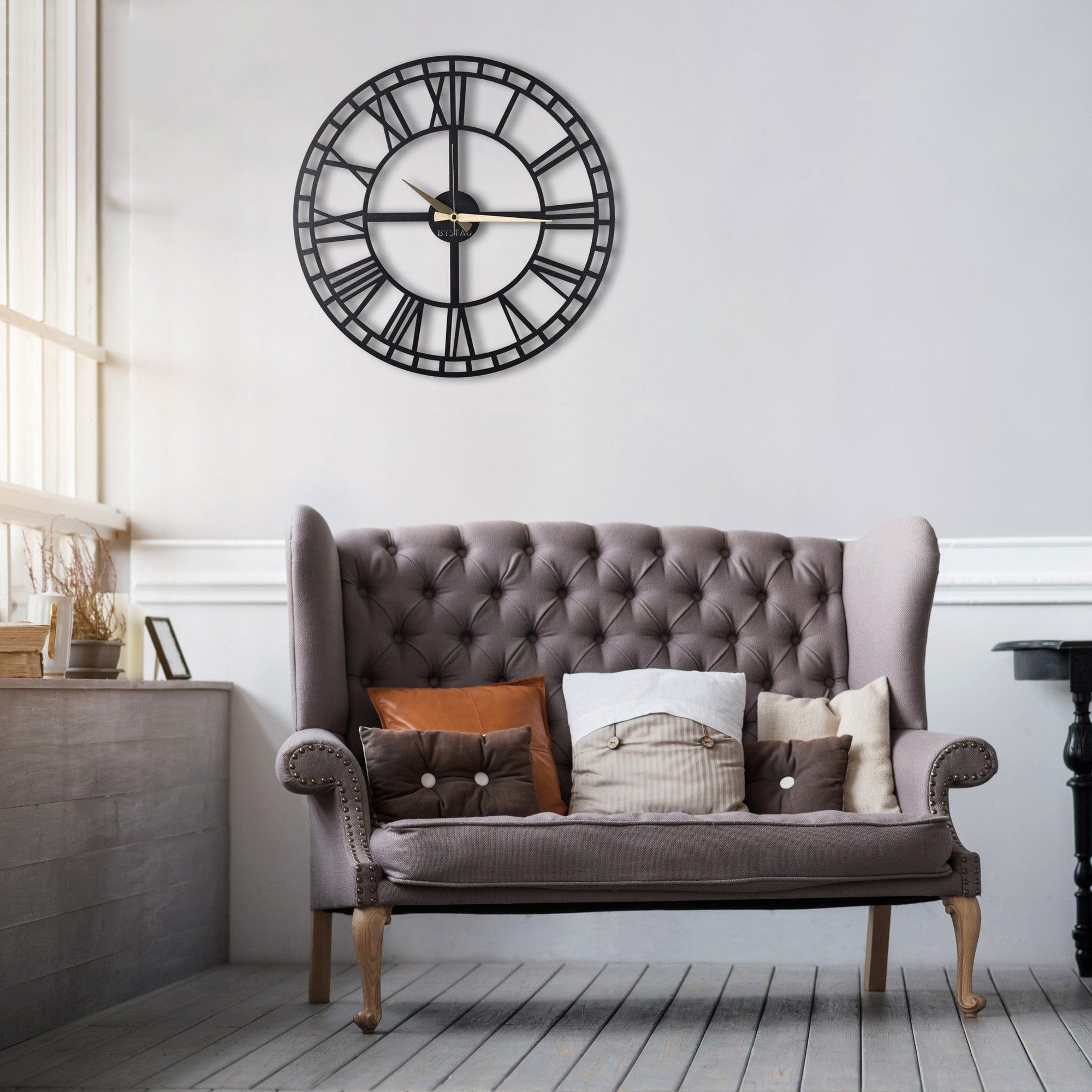 Orologio da parete Aila Classic Nero (3)