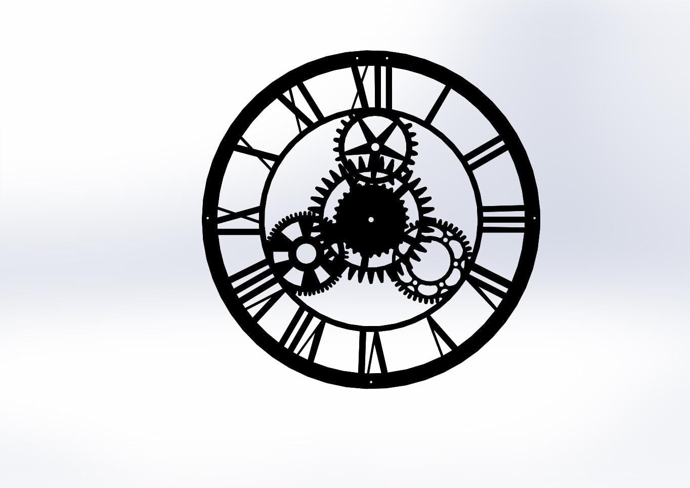 Orologio da parete Davin Nero (1)